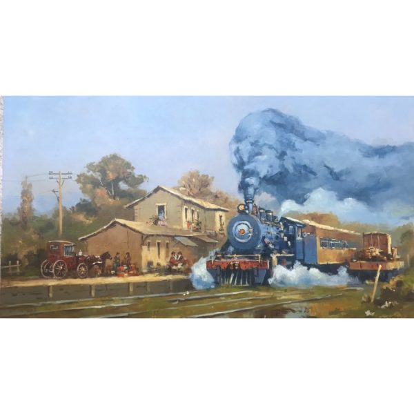 Juan Calderón | Estación de tren rural