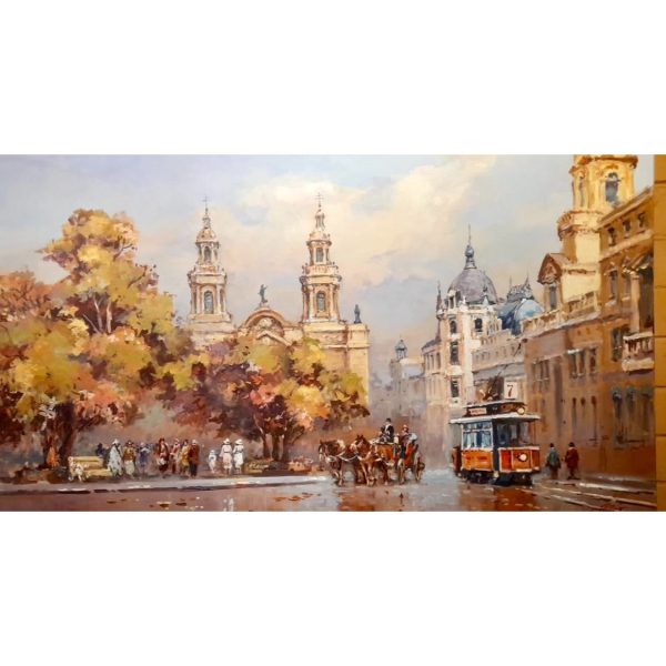 Juan Calderón | Costado de la plaza de armas (Stgo)