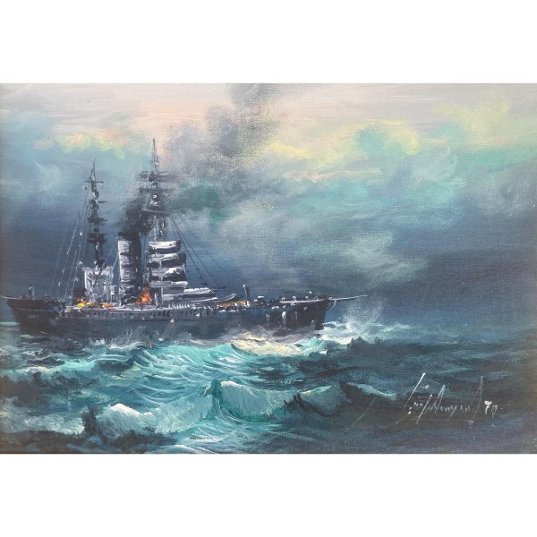 Próspero Araya | Tormenta en alta mar