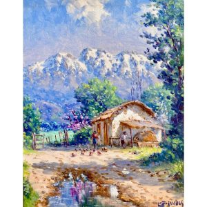 Alfredo Lobos |  Paisaje campestre #4