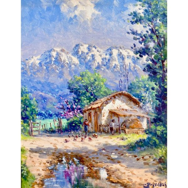Alfredo Lobos |  Paisaje campestre #4